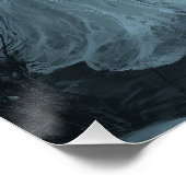 Halloween Ghost, Cat und Skuls Poster (Ecke)