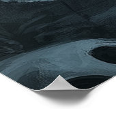 Halloween Ghost, Cat und Skuls Poster (Ecke)