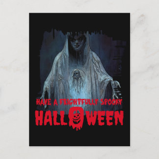 Halloween Ghost Catchy Phrases Postkarte