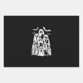 Halloween Ghost Cats Lover Fall Spooky Jahreszeit Geschenkpapier Set (Vorderseite)