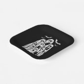 Halloween Ghost Cats Lover Fall Spooky Jahreszeit Pappteller (Gewinkelt)