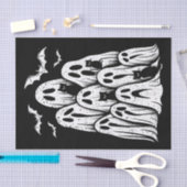 Halloween Ghost Cats Lover Fall Spooky Jahreszeit Seidenpapier (Handwerk)