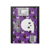 Halloween Ghost Chip Bag Wrappers Gastgeschenke Notizblock (Rotiert)