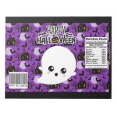 Halloween Ghost Chip Bag Wrappers Gastgeschenke Notizblock (Vorderseite)