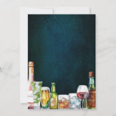 Halloween Ghost Cocktails Einladung (Rückseite)