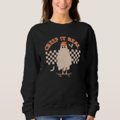 Halloween Ghost Creep It Real Sweatshirt (Vorderseite)