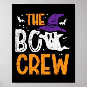 Halloween Ghost Die Boo-Crew Kostüm Matching Wome Poster