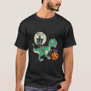 Halloween Ghost Dinosaur T rex Beängstigend T-Shirt