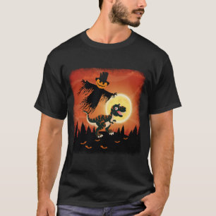 Halloween Ghost Dinosaur T rex Beängstigend T-Shirt