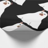 halloween ghost dog gruselig niedlich geschenkpapier (Ecke)