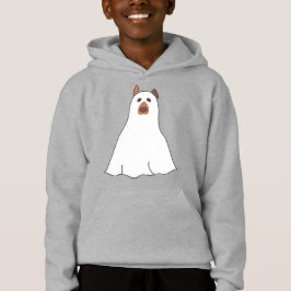 halloween ghost dog gruselig niedlich hoodie