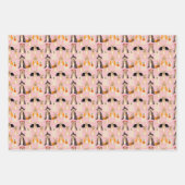 Halloween Ghost Dog Pumpkin Geschenkpapier Set (Vorderseite 3)