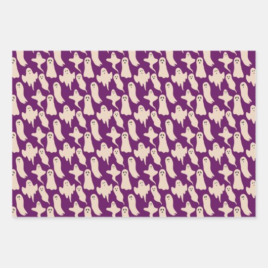 Halloween Ghost Dog Pumpkin Geschenkpapier Set (Vorderseite)