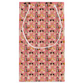 Halloween Ghost Dog Pumpkin Kleine Geschenktüte (Rückseite)