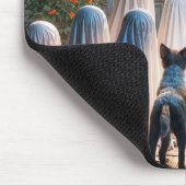 Halloween Ghost Dogs Mousepad (Ecke)