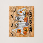 Halloween Ghost Dogs Puzzle (Vertikal)