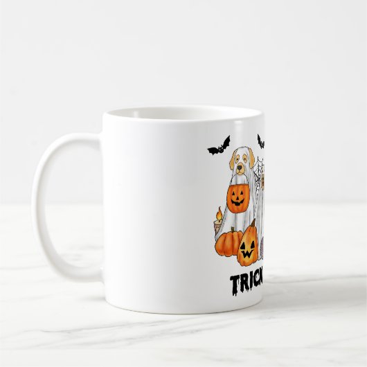 Halloween Ghost Dogs Tasse (Links)