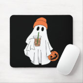 Halloween Ghost Drink Kaffee Geist Eiskaffee M Mousepad (Mit Mouse)