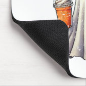 Halloween Ghost Drink-Kaffee Mousepad (Ecke)