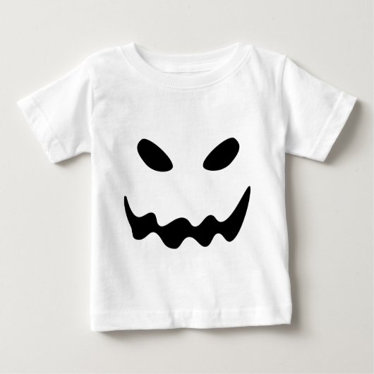 Halloween Ghost Face Baby T-shirt (Vorderseite)
