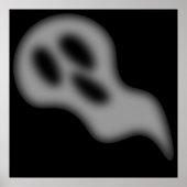 Halloween Ghost Foto Print Poster (Vorne)