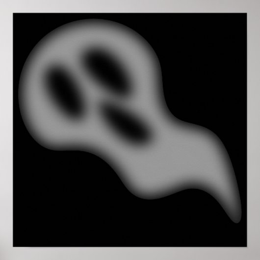 Halloween Ghost Foto Print Poster (Vorne)