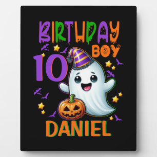Halloween Ghost Geburtstag Junge Spooky Party Desi Fotoplatte