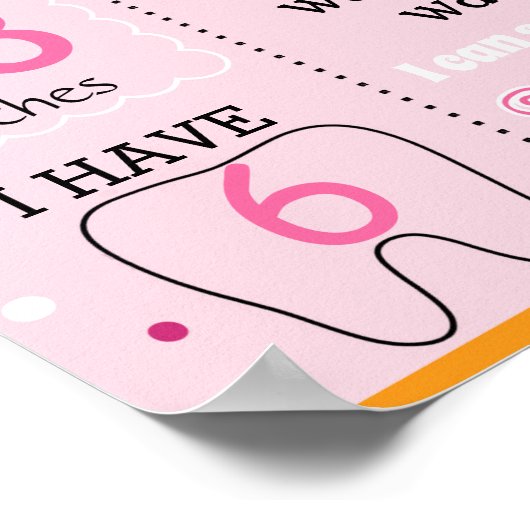 Halloween Ghost Geburtstagskartenzeichen Poster (Ecke)