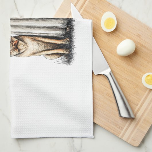 Halloween Ghost German Shepherd Dog Geschirrtuch (Viertel Falte)