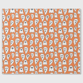 Halloween Ghost Geschenkpapier (Flach)