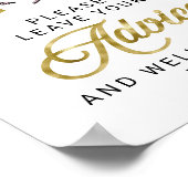 Halloween Ghost Girl Babyduschenratgeber Zeichen Poster (Ecke)