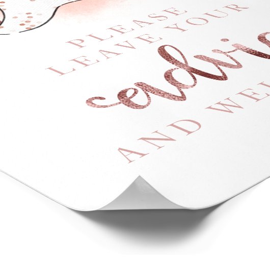 Halloween Ghost Girl Babyduschenratgeber Zeichen Poster (Ecke)