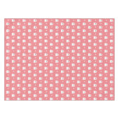 Halloween Ghost Girl Muster Geburtstagspink Tischdecke (Vorderseite (Horizontal))