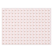 Halloween Ghost Girl & Orange Pumpkin Pink Tablecl Tischdecke (Vorderseite (Horizontal))