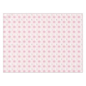 Halloween Ghost Girl & Pumpkin Geburtstagspink Tischdecke (Vorderseite (Horizontal))