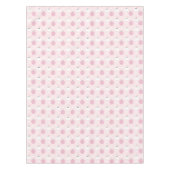 Halloween Ghost Girl & Pumpkin Geburtstagspink Tischdecke (Vorderseite)