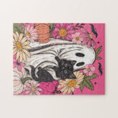 Halloween Ghost Girly Puzzle (Horizontal)
