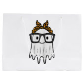 Halloween Ghost Glasses Niedlich Große Geschenktüte (Rückseite)