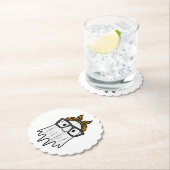Halloween Ghost Glasses Niedlich Untersetzer (Vor Ort)