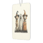 Halloween Ghost Golden Retriever Dog Autolufterfrischer (Links)