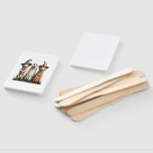 Halloween Ghost Golden Retriever Dog Fächer (Non-assembled)