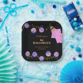 Halloween Ghost Gollum Black Baby Dusche Party Pappteller (Party)