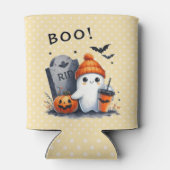 Halloween Ghost-Gravestone, JackO'lantern, Flederm Dosenkühler (Rückseite)