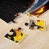 Halloween Ghost Grim Sensenmann Flame Puzzle (Seite)