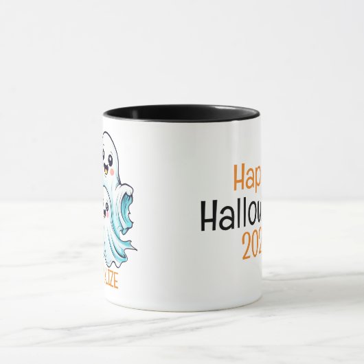 Halloween Ghost Group Tasse (Zentrum)