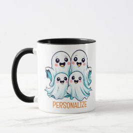 Halloween Ghost Group Tasse