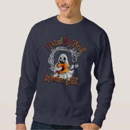 Halloween Ghost Guitar Booberry Hill Sweatshirt