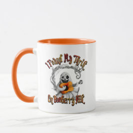 Halloween Ghost Guitar Booberry Hill Tasse