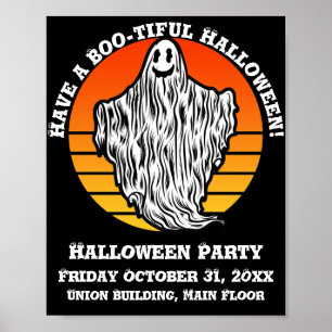 Halloween Ghost haben einen schönen Retro-Vintag Poster