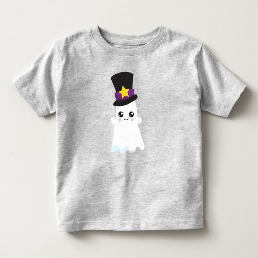 Halloween, Ghost, Hat, Trick oder Treat, Boo Kleinkind T-shirt (Vorderseite)